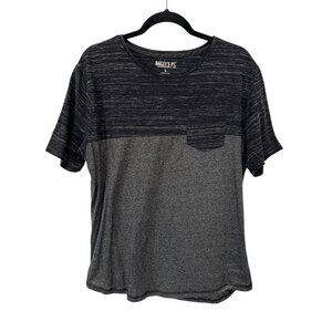 Baileys PT Short Sleeve Pocket T Shirt Size Large Crewneck Short Sleeve Two Tone
